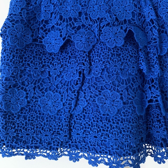 NWT Abercrombie and Fitch Blue Lace Skirt - Picture 4 of 5